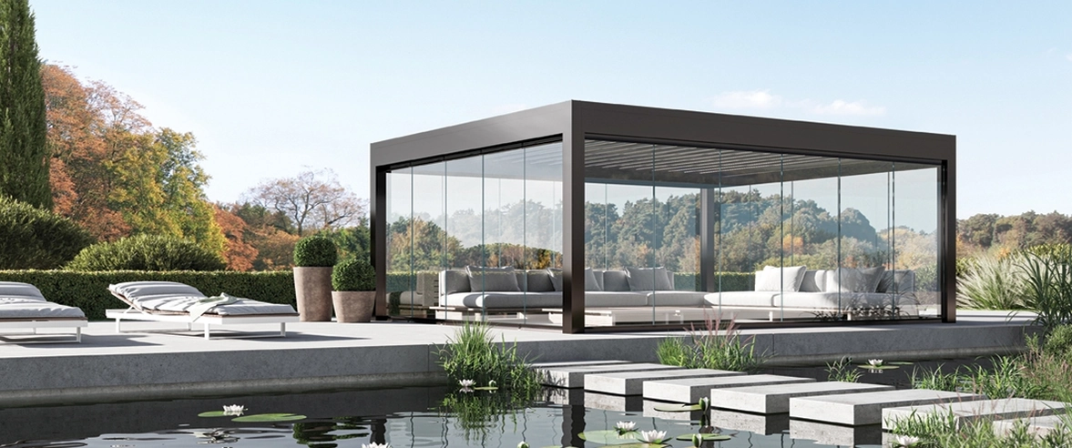 Individuelles Lamellendach