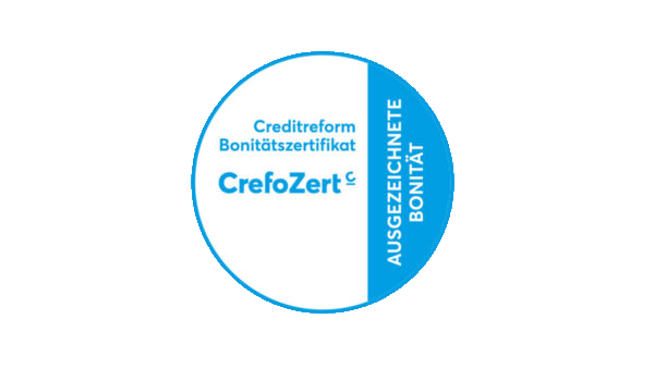 Zertifikat Creditreform Bonitätsauskunft